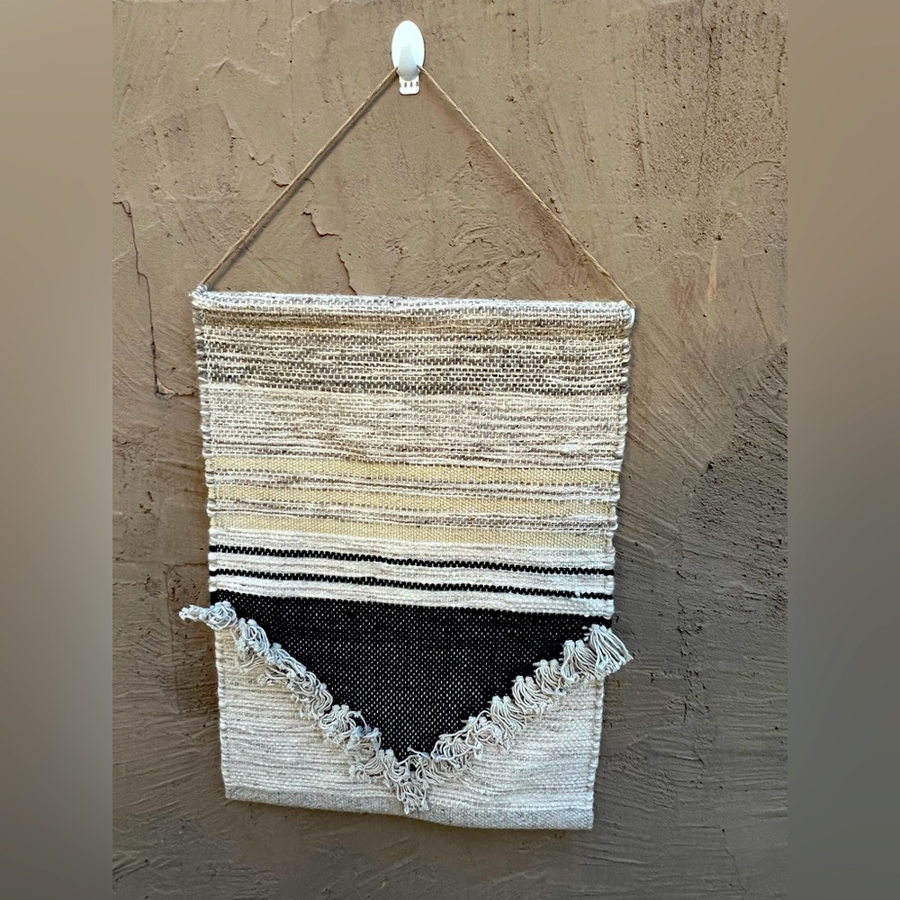 Threshold Textured Wall Décor in Black and Cream